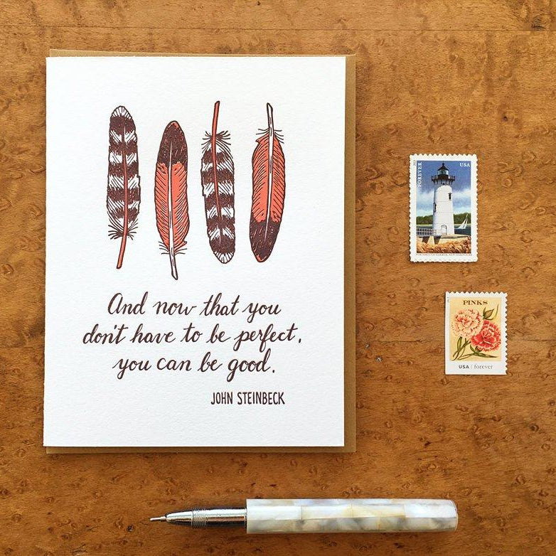 Steinbeck Quote Card