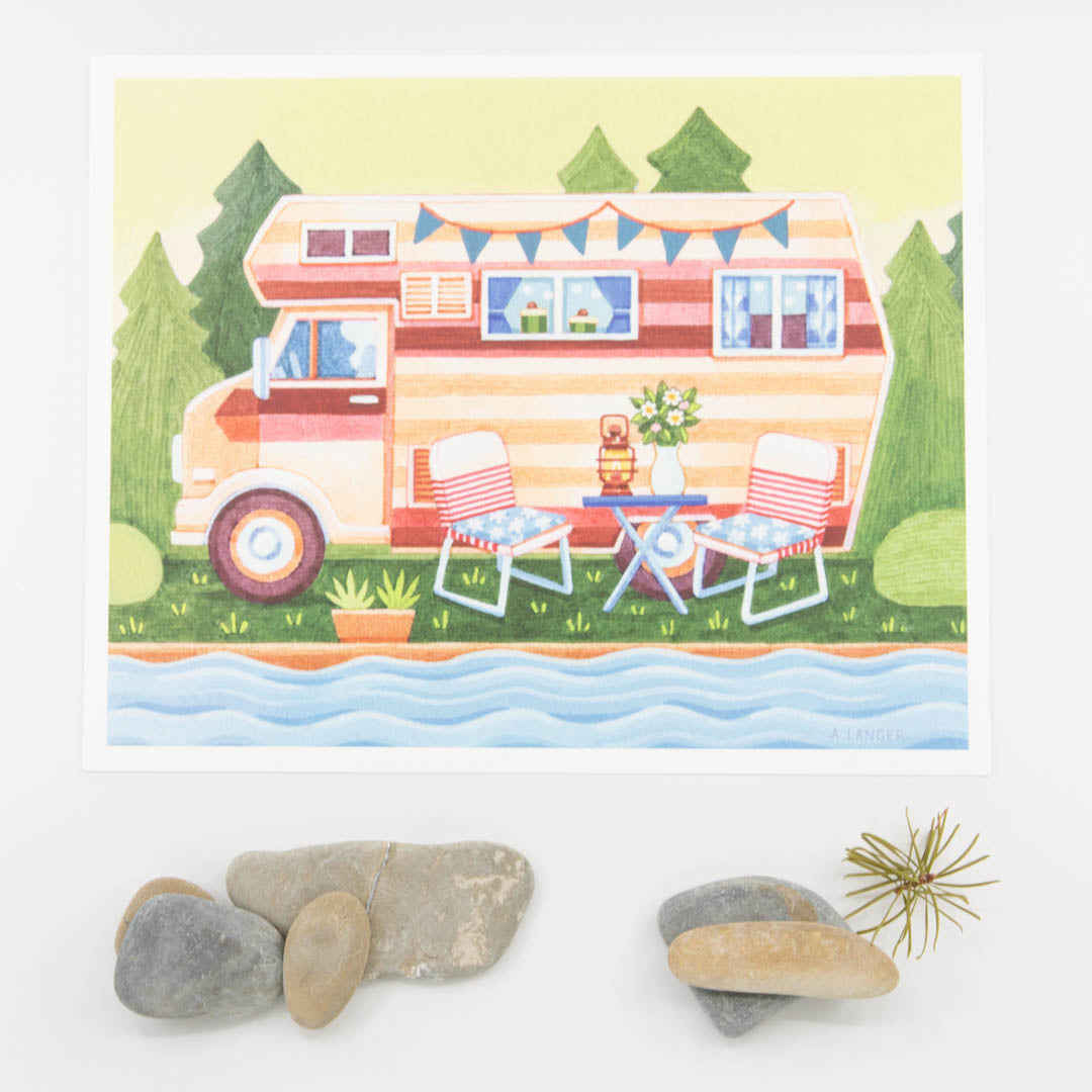Vintage Camper Summer