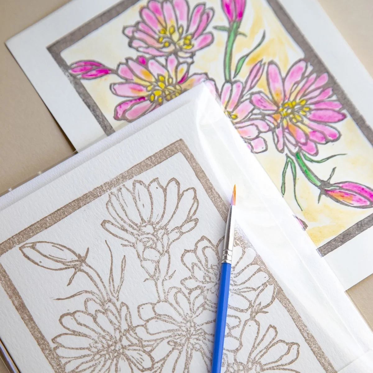 Bitterroot Watercolor Card Kit