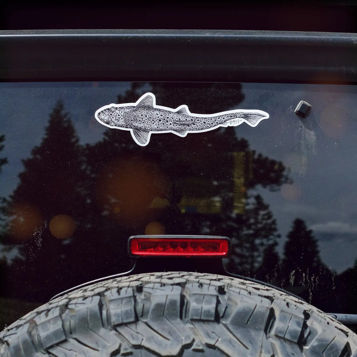 Large Brown Trout Sticker
