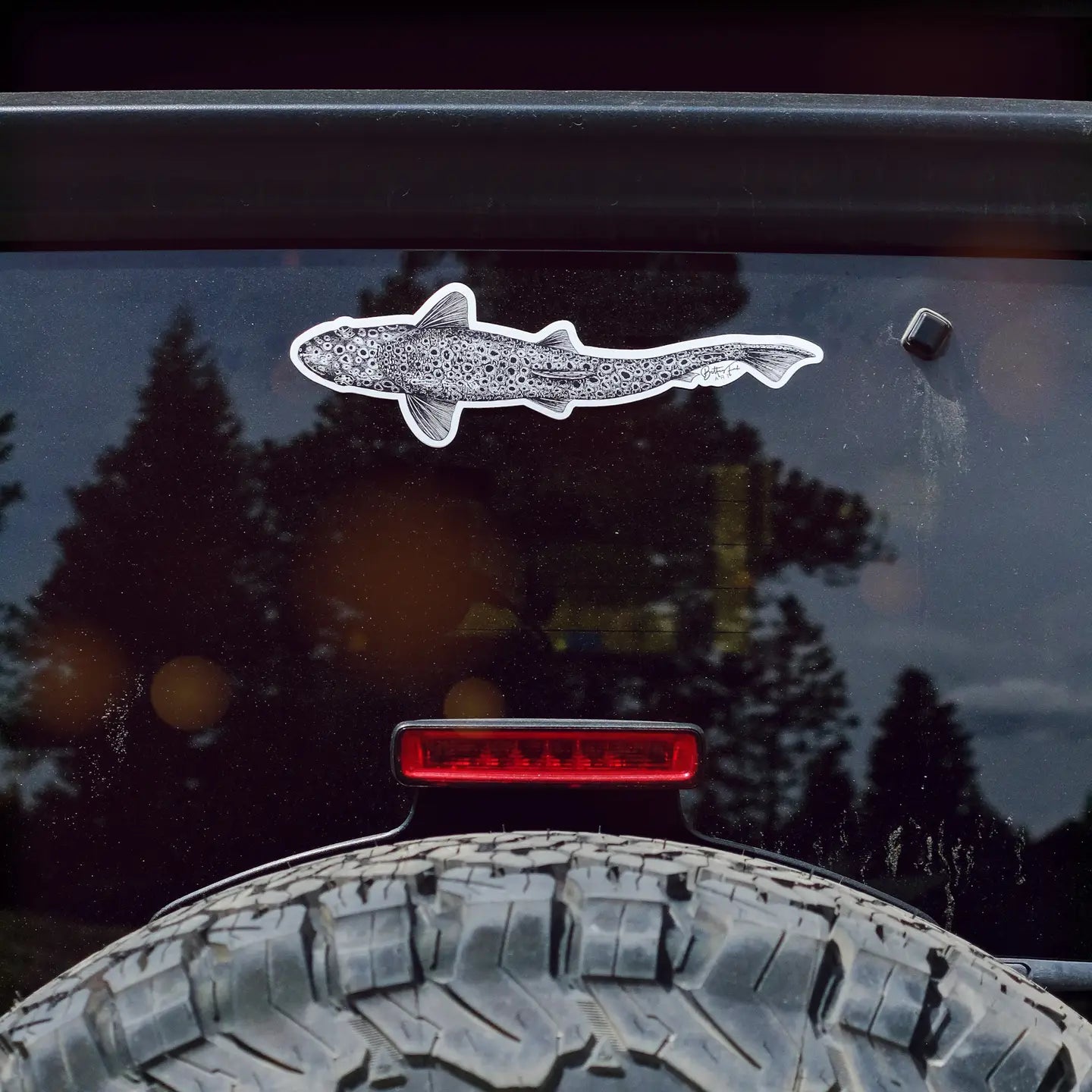 Large Brown Trout Sticker