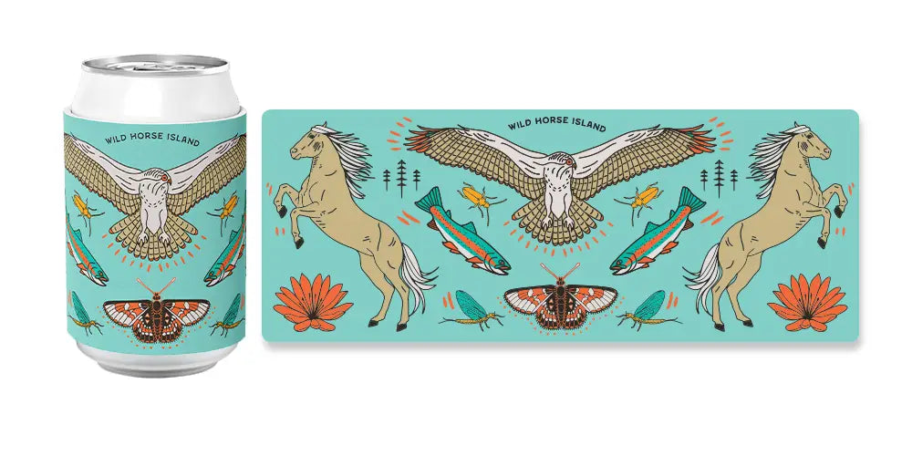 Wild Horse Island, Flathead Lake, Montana Slap Koozie