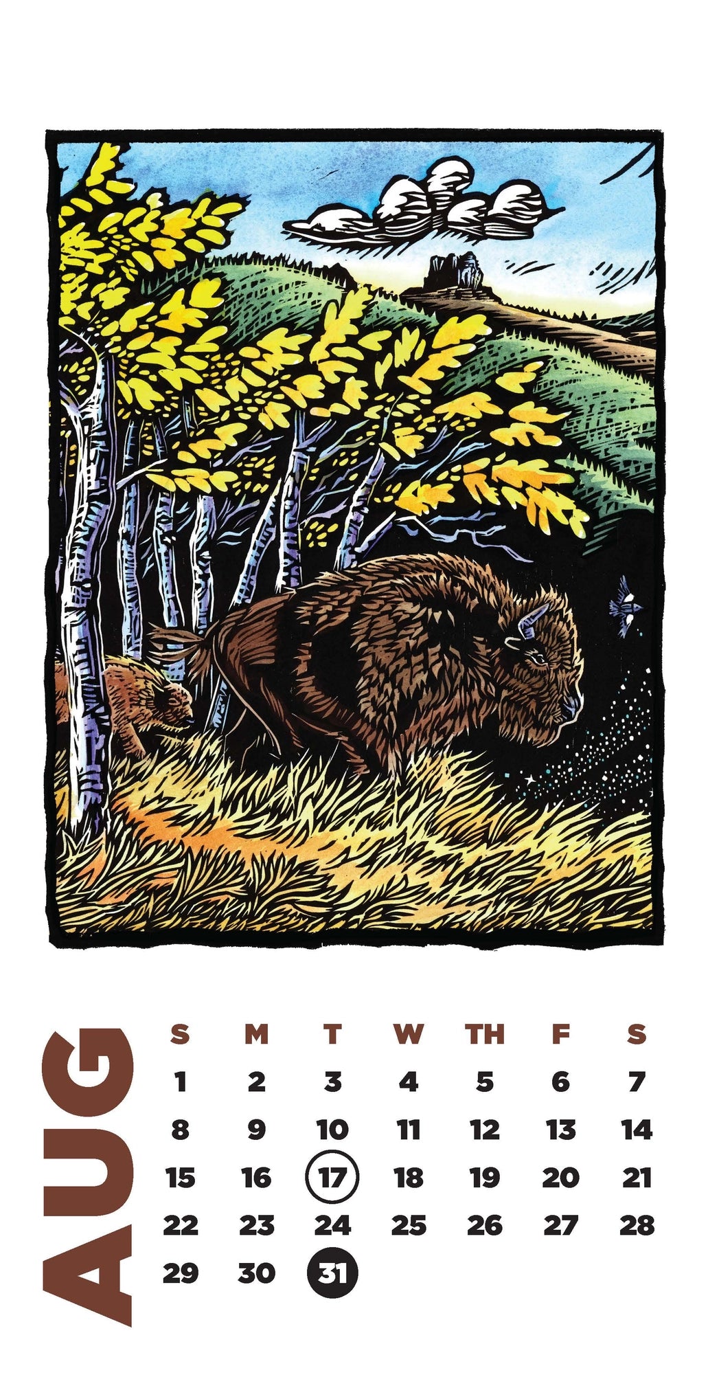 2027 Hope Woodcut Calendar