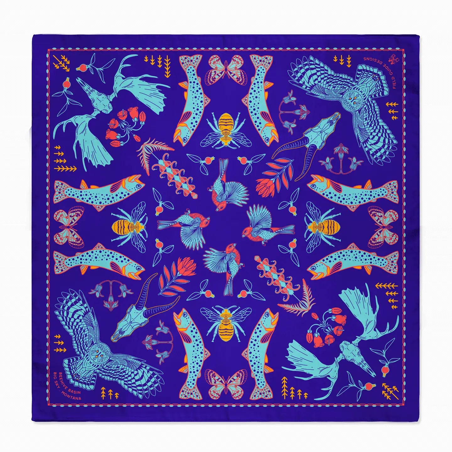 Beehive Basin, Big Sky, Montana BANDANA - handMADE Montana