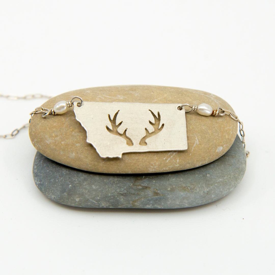 Montana Elk Antler Necklace