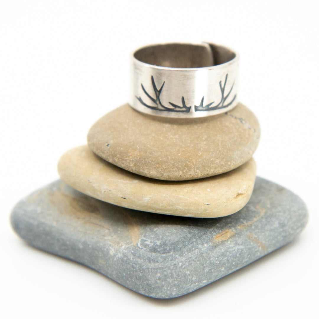 Antlers Adjustable Ring