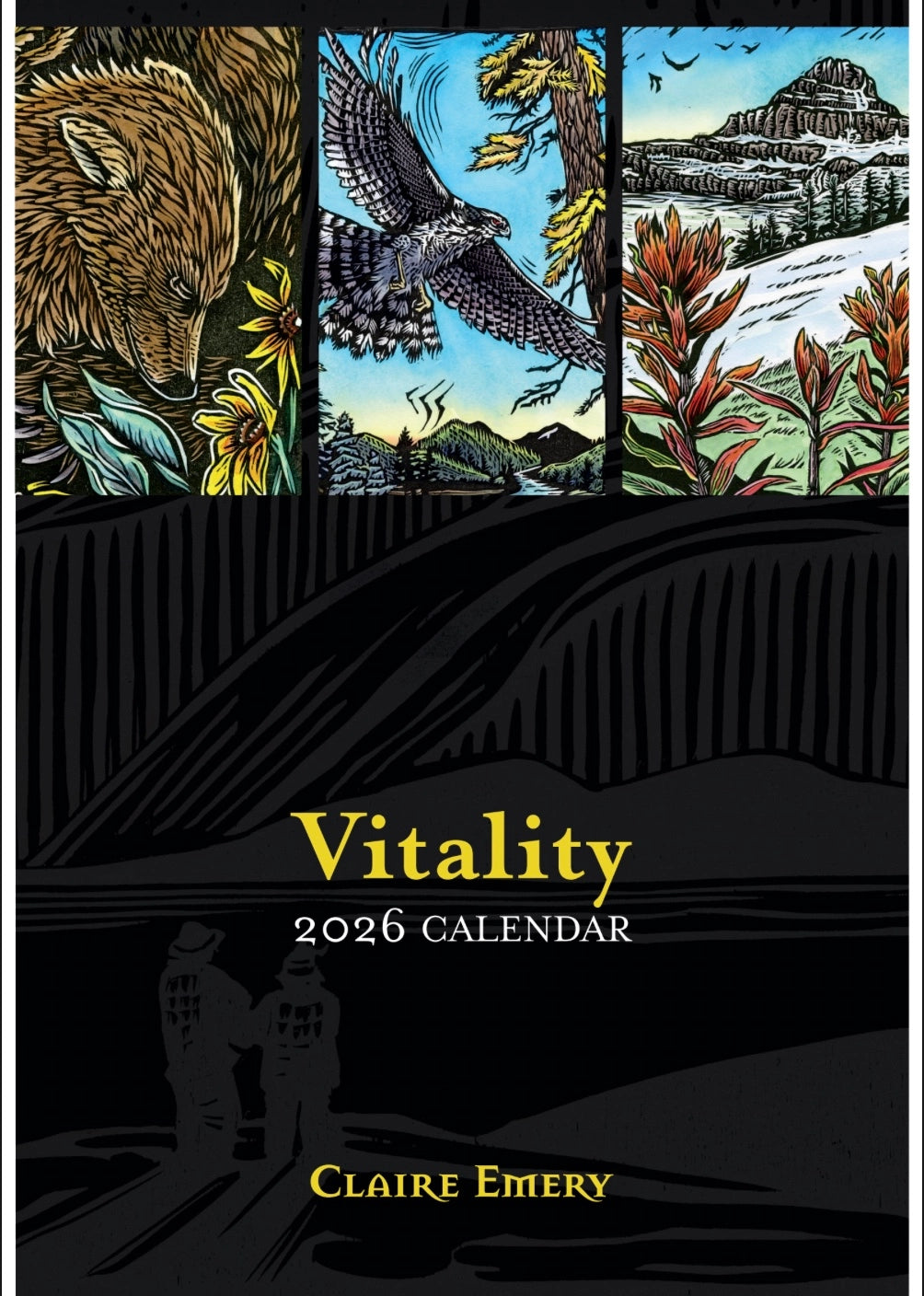 2026 Vitality Woodcut Calendar - handMADE Montana