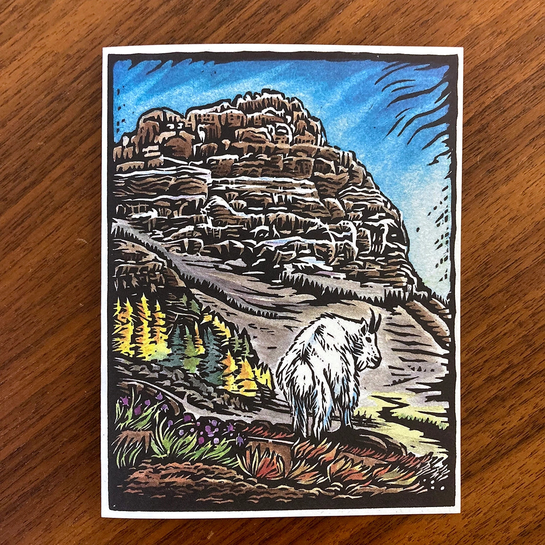 Mountain Goat Card