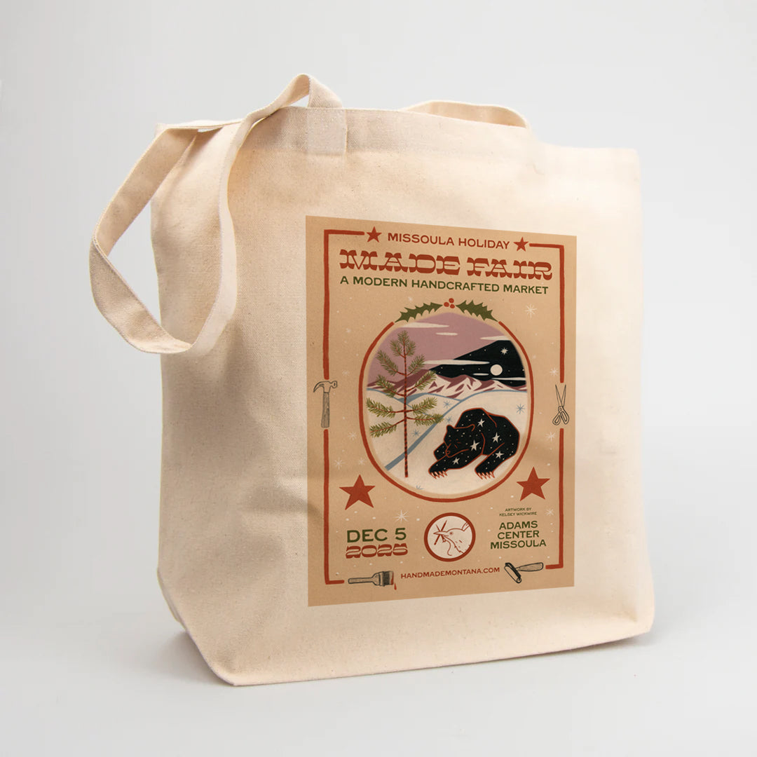 Missoula Holiday MADE fair Tote Bag  | OOPS