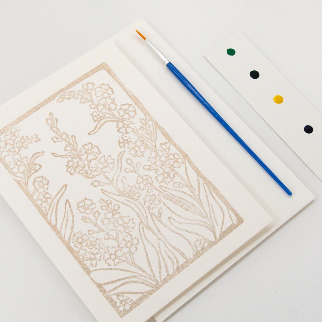 Forget Me Not Watercolor Card Kit
