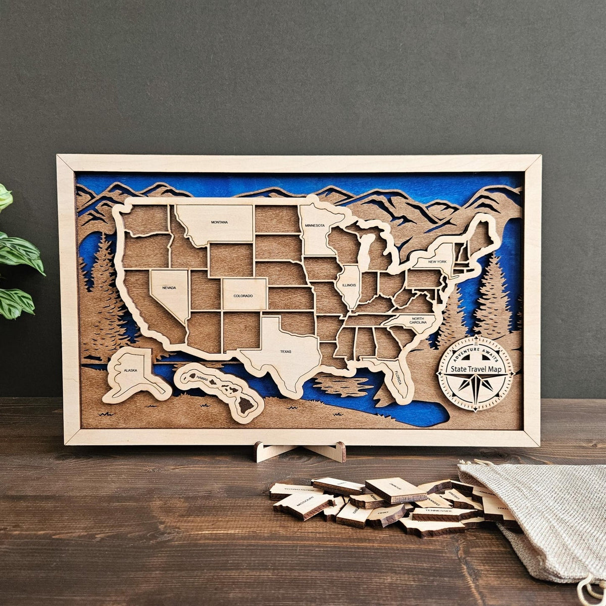 USA State Travel Map