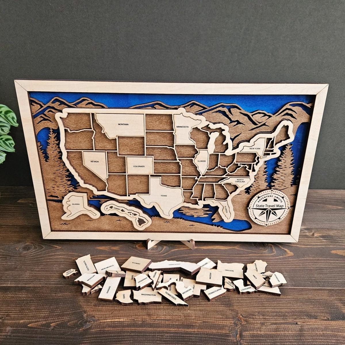 USA State Travel Map