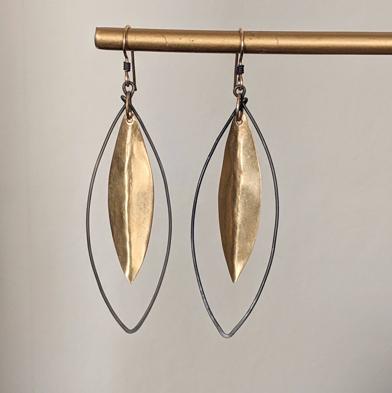 Long Leaf Earrings
