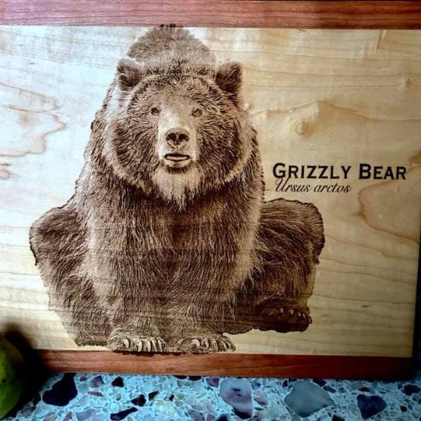 Rustic Bear Cutting Board