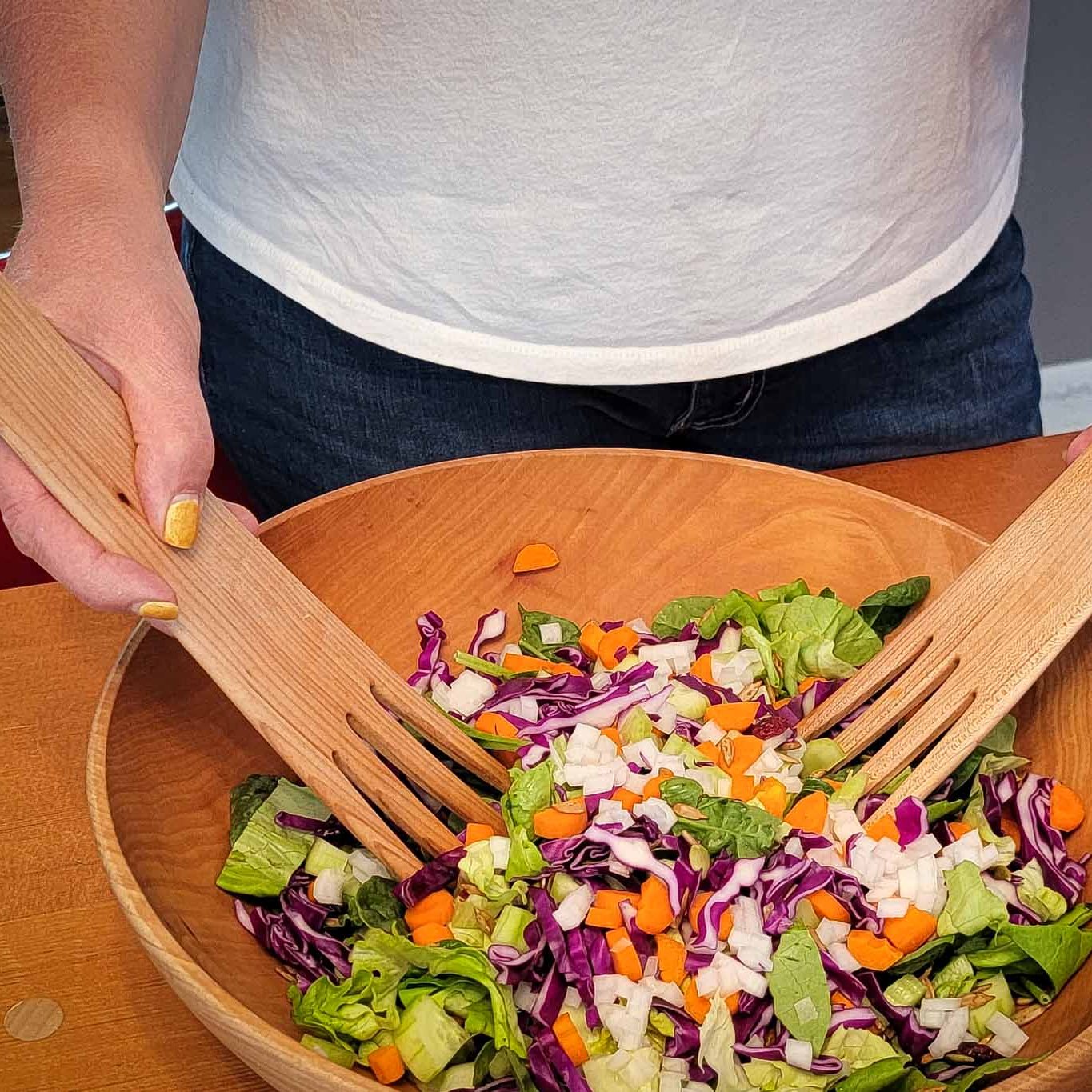 Salad Servers handMADE Montana