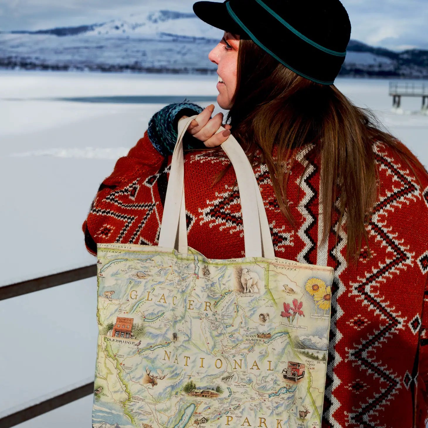 Glacier NP Canvas Tote