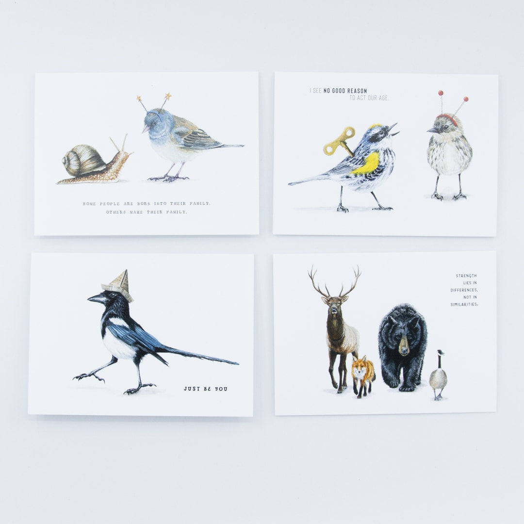 Whimsical Birds and Words