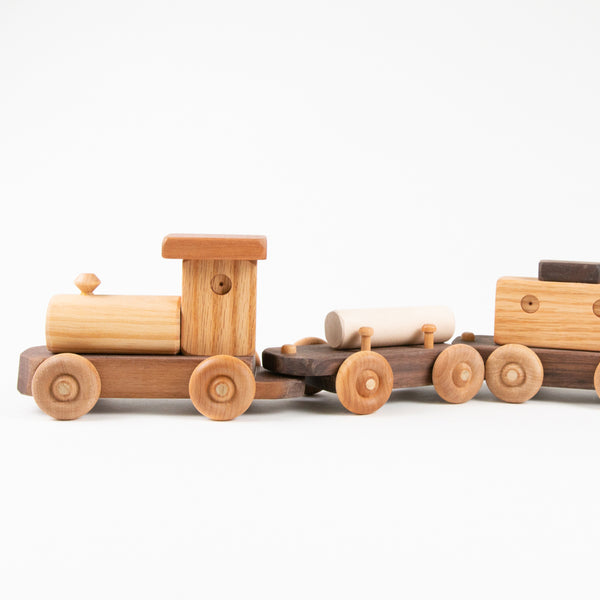 WOODEN TRAIN - handMADE Montana