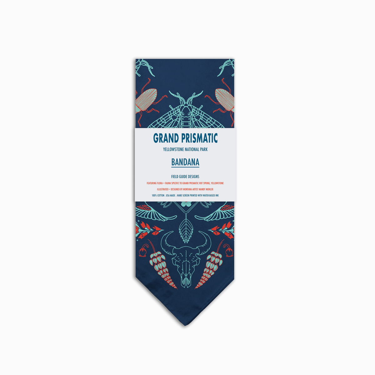 GRAND PRISMATIC - YELLOWSTONE BANDANA