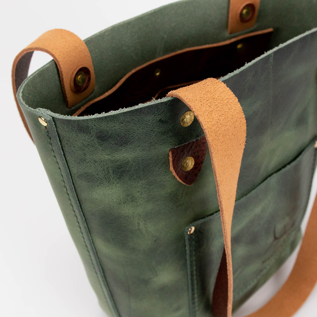 SMALL LEATHER TOTE