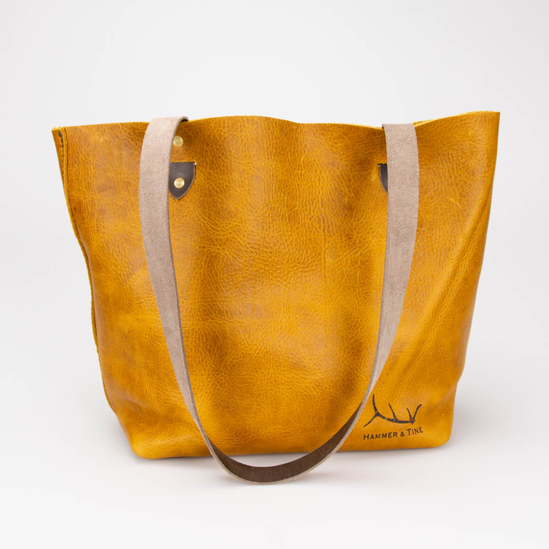 Simple Suede Tote with Studs