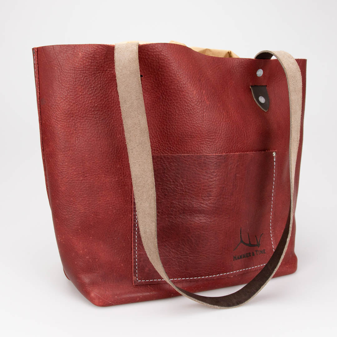 LARGE LEATHER TOTE