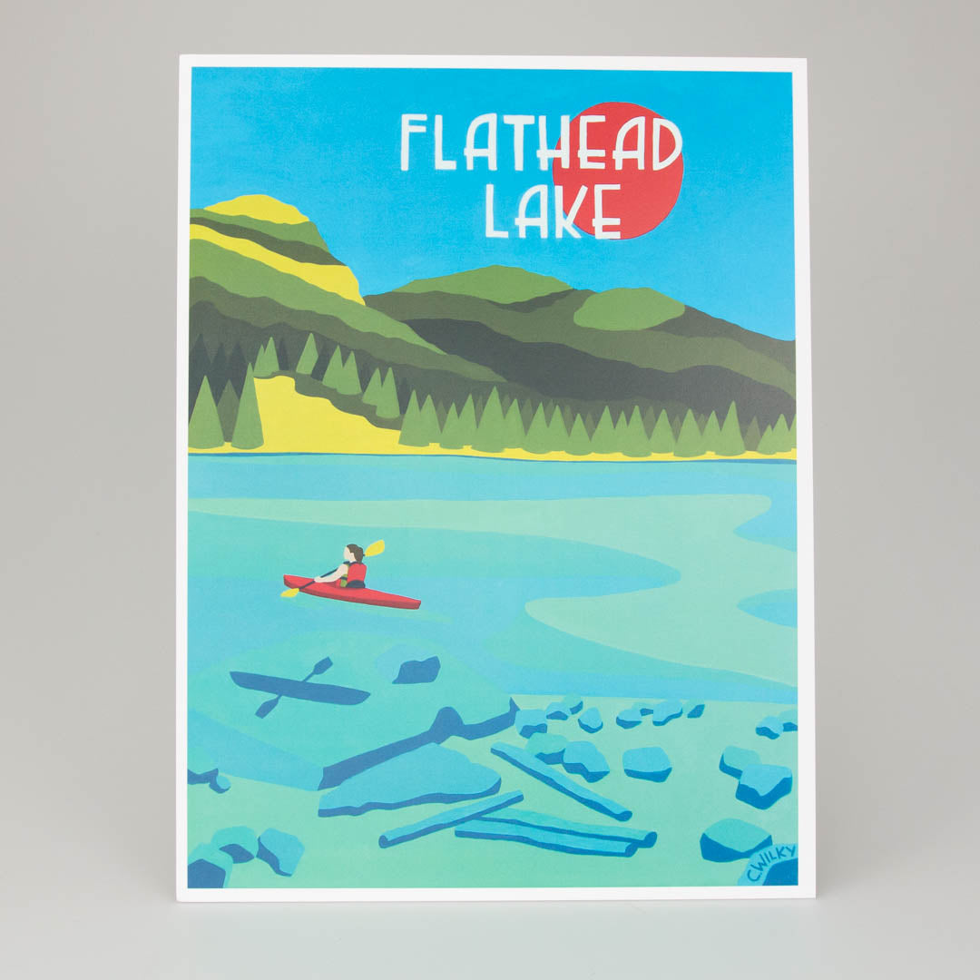 Flathead Lake Painting