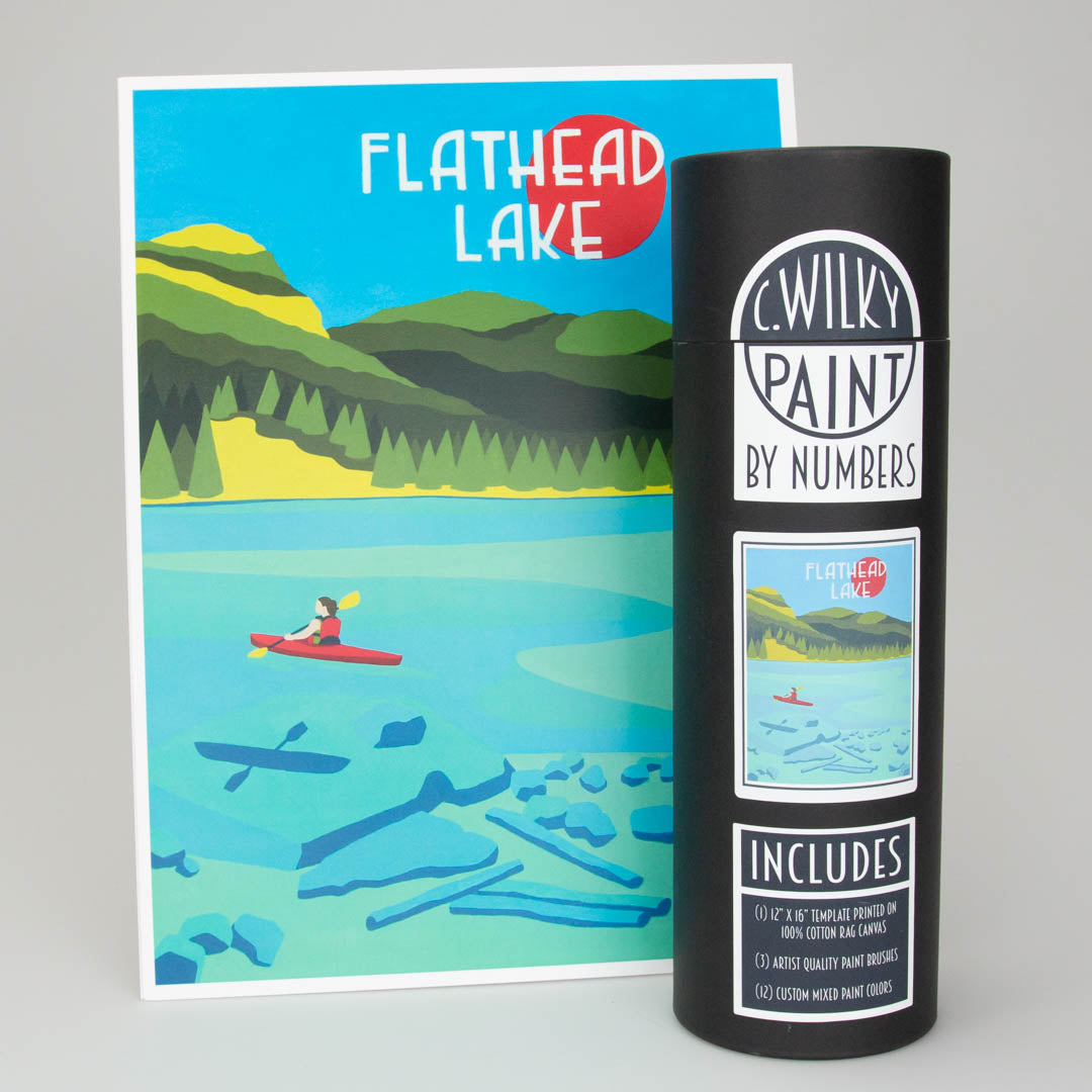 Flathead Lake Painting