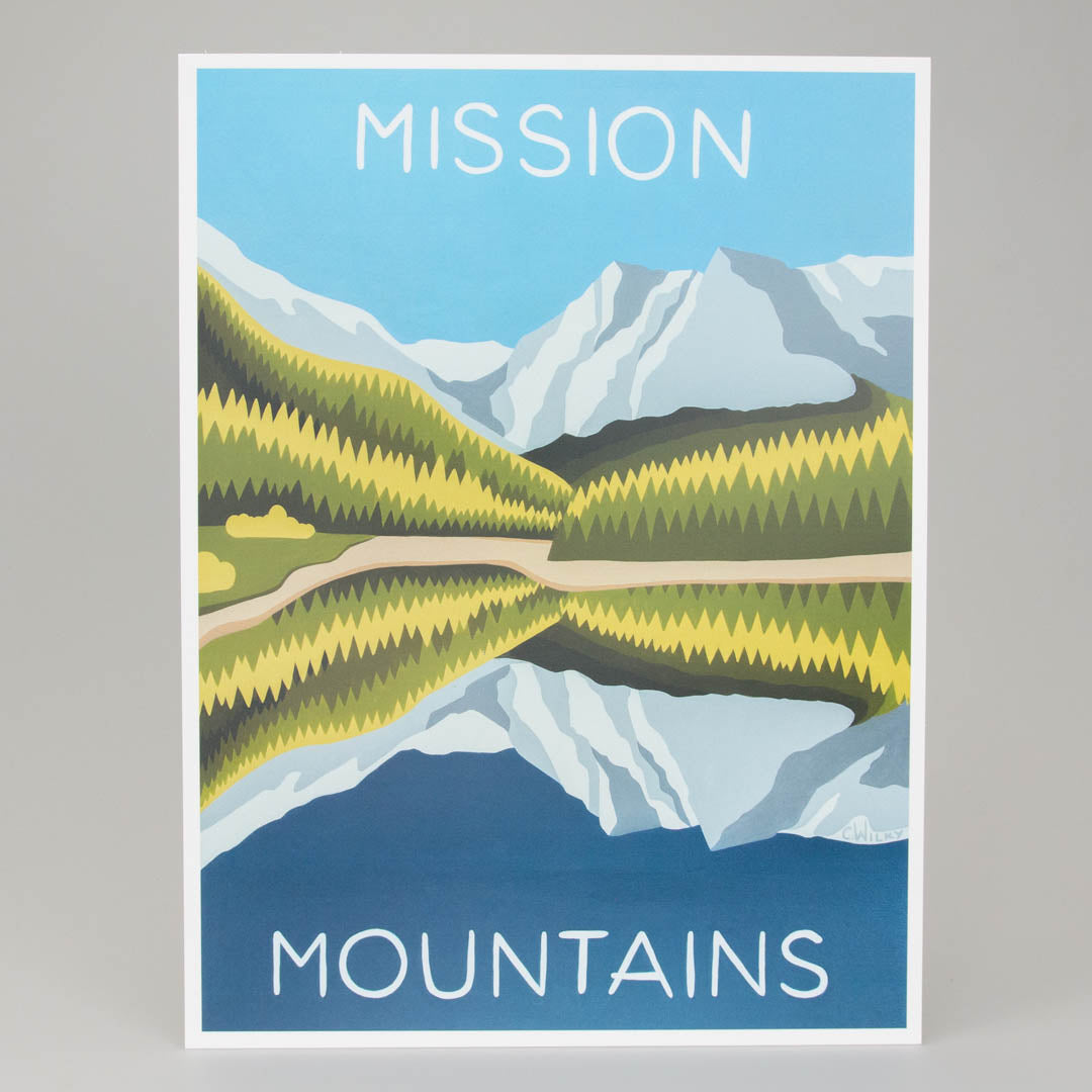 Mission Mountains Painting