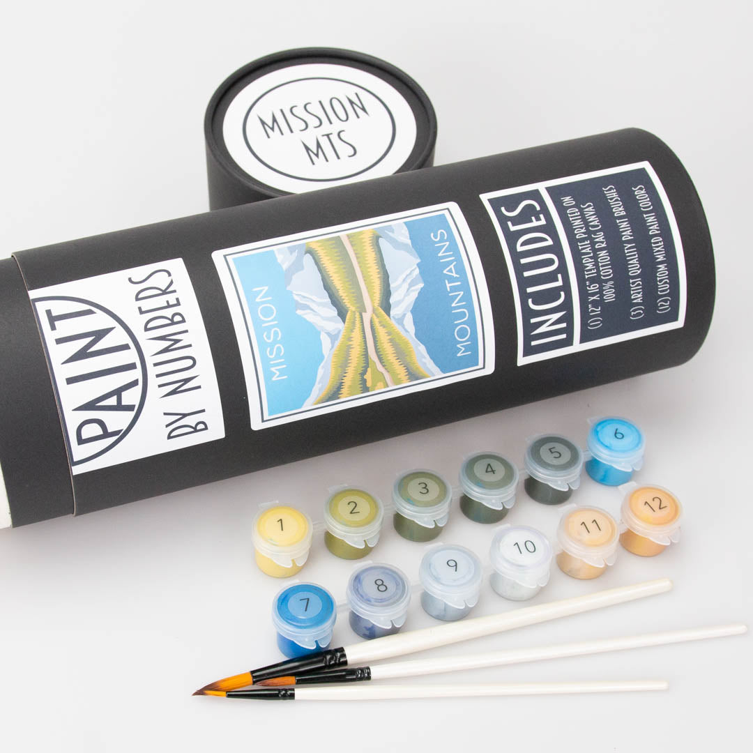 Mission Mountains Painting