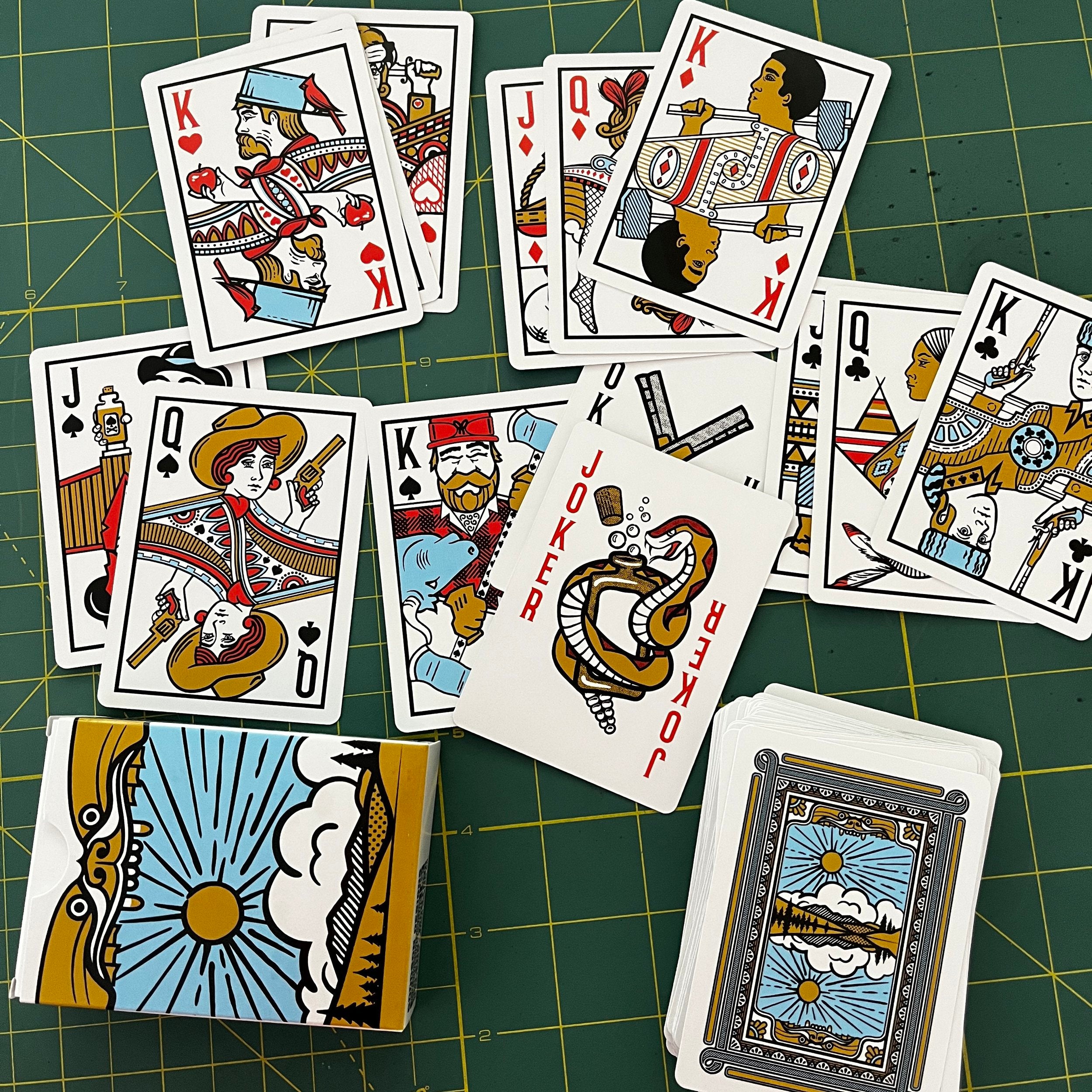 Classic Western Playing Cards - handMADE Montana Classic Western Playing Cards - handMADE Montana