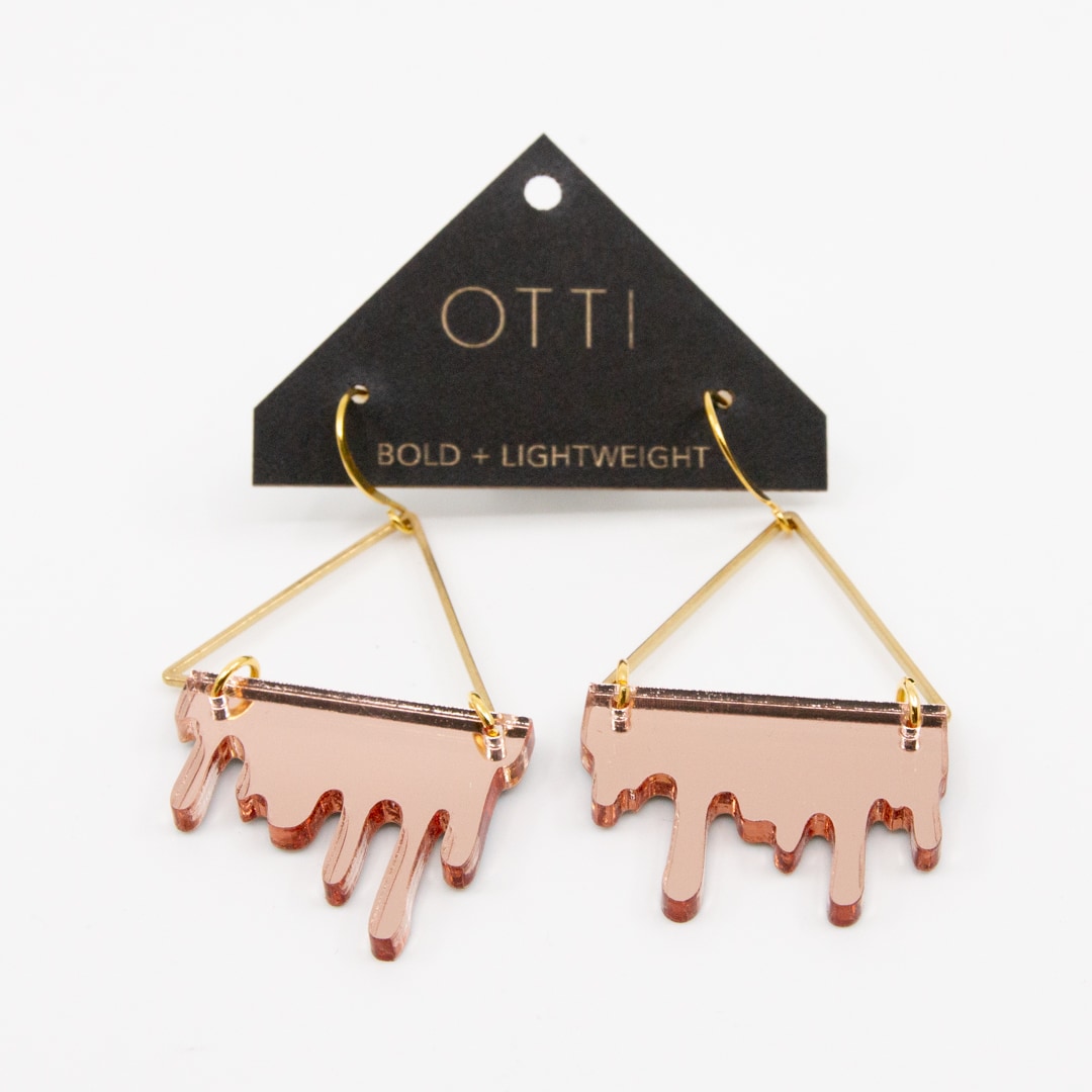 Slime Triangle Earrings