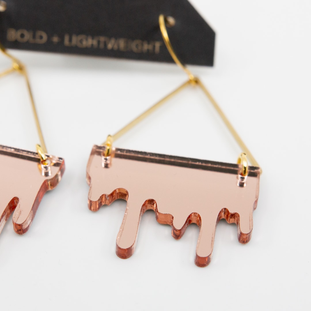 Slime Triangle Earrings