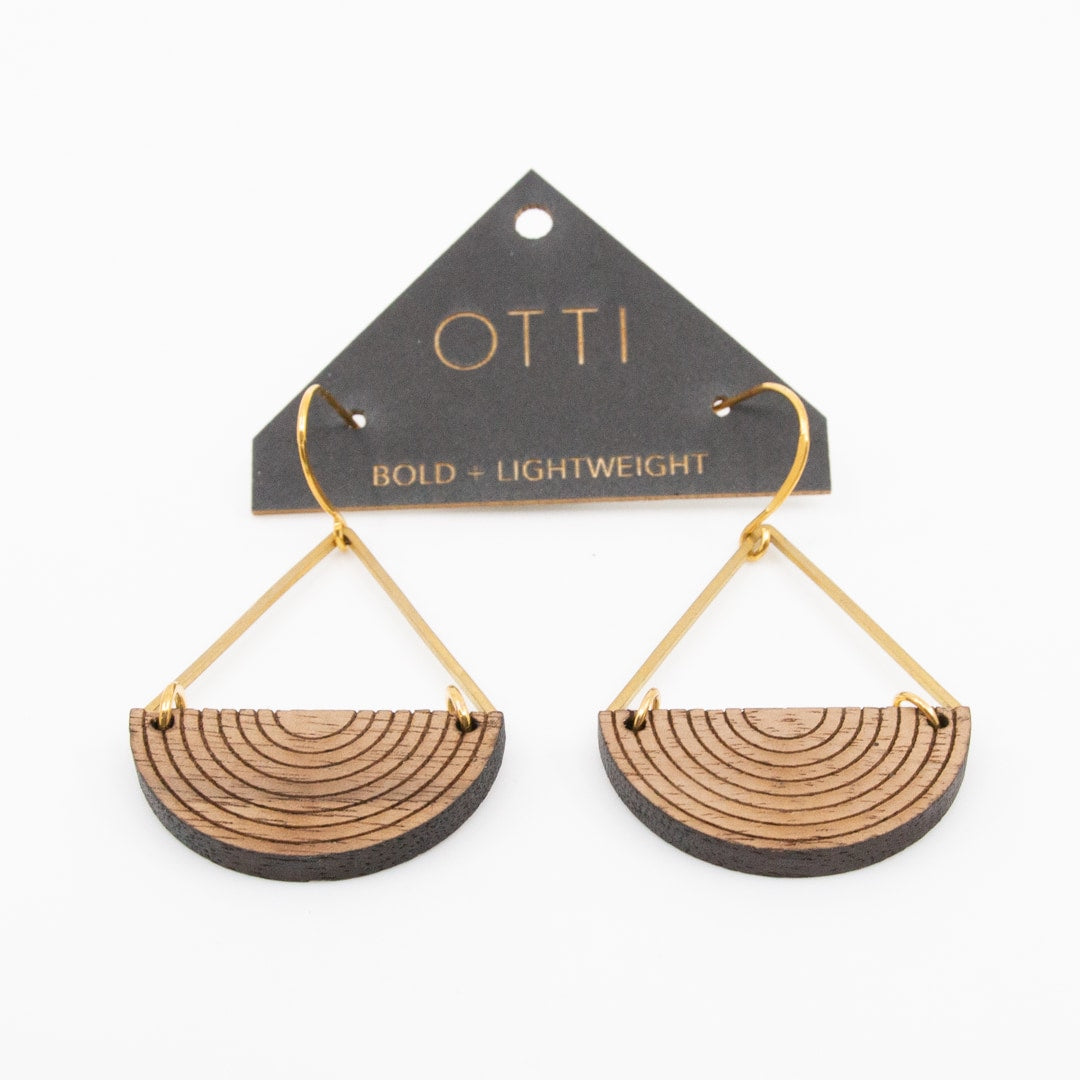 Memphis HALF MOON: Walnut