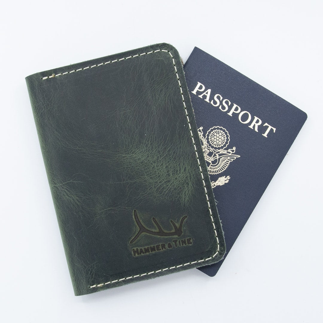 Handmade Leather Passport Holder Wallet