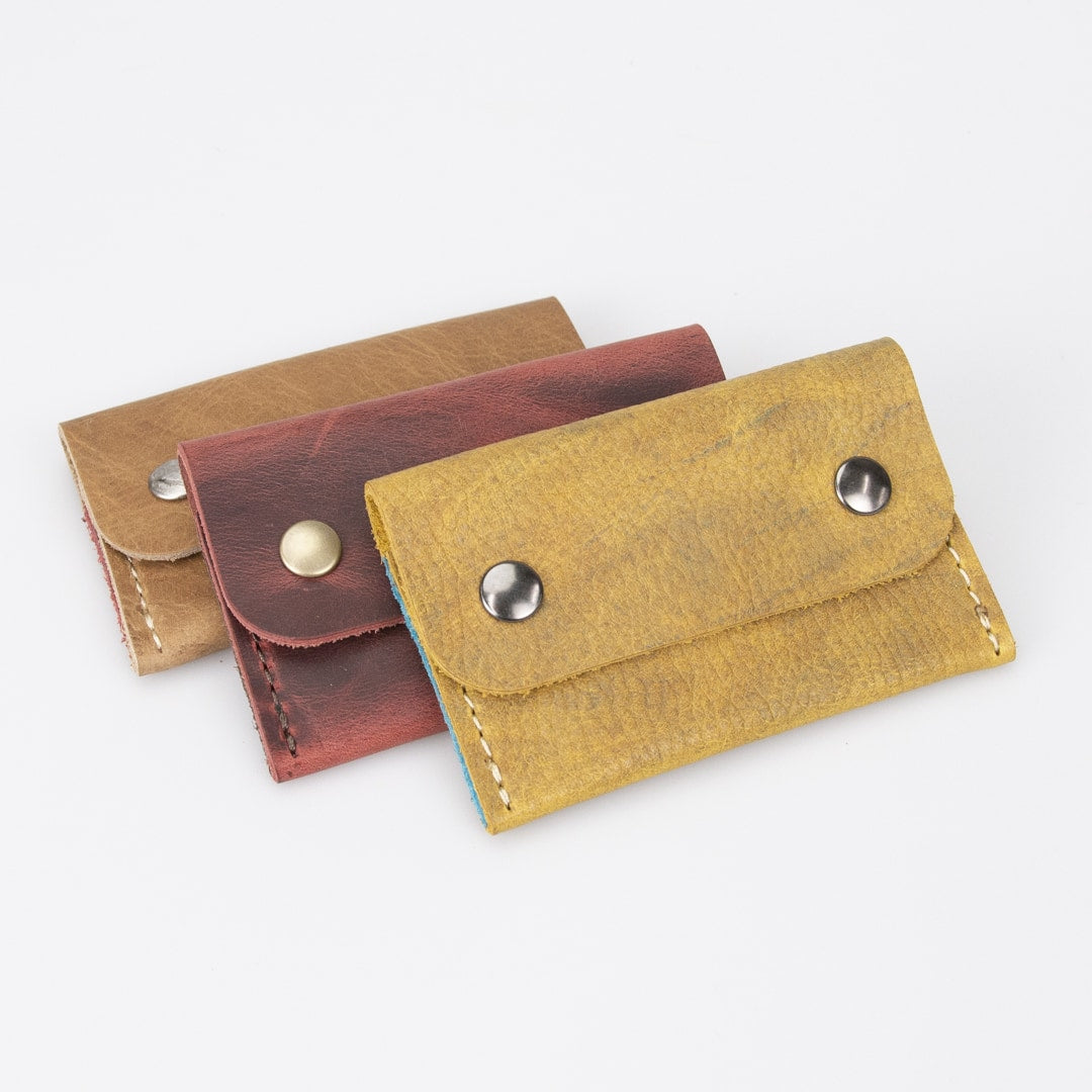 Leather Snap Wallets