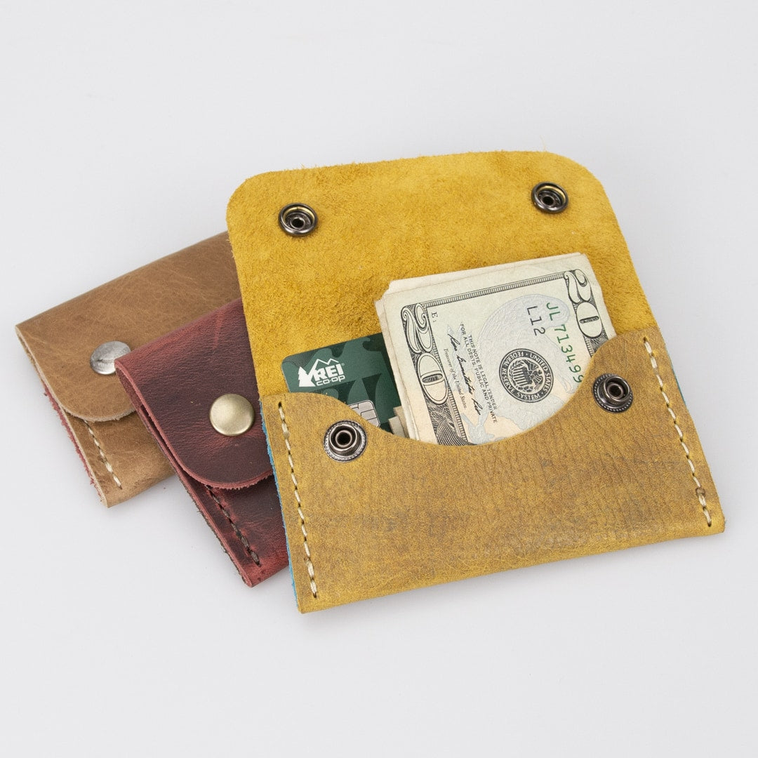 Leather Snap Wallets