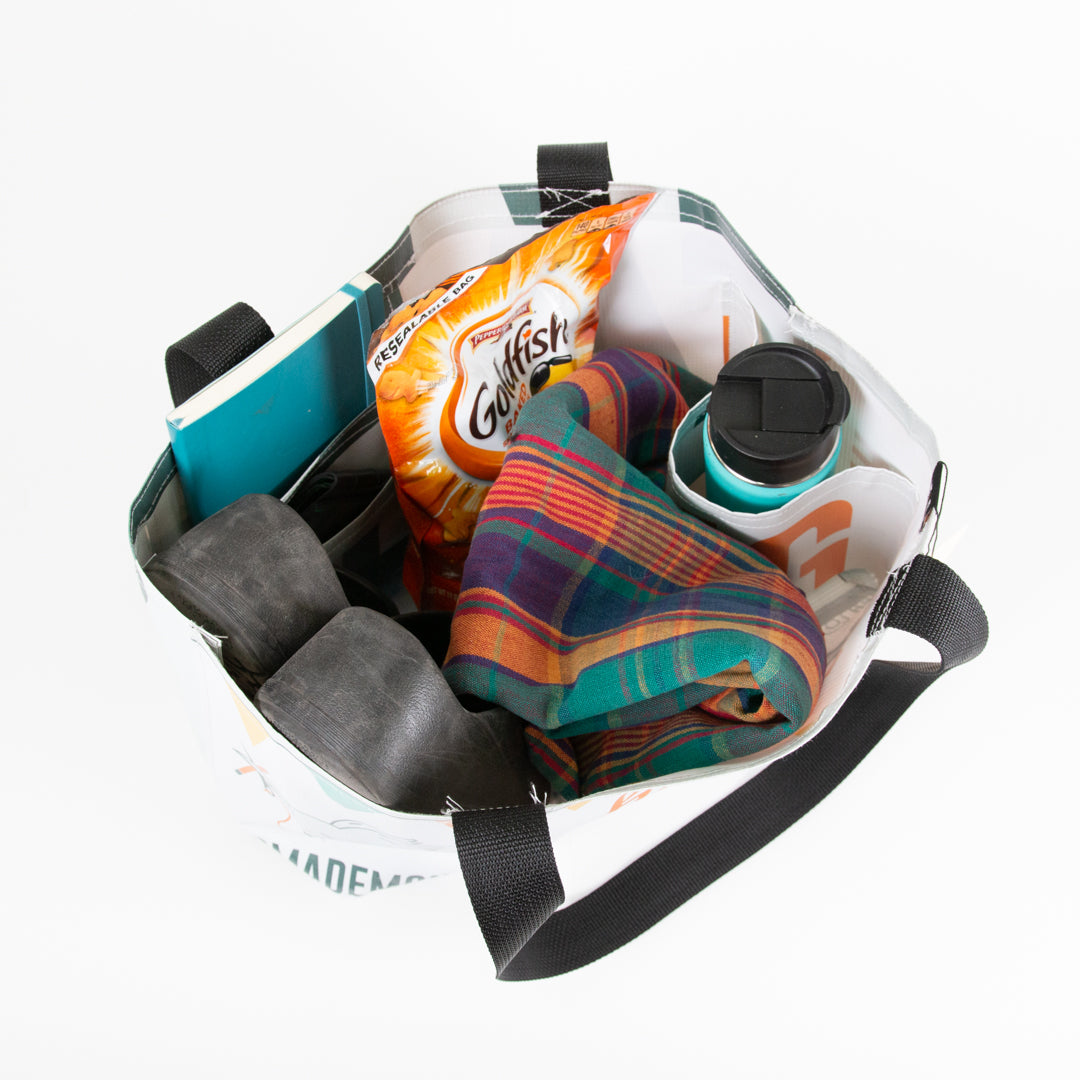 Upcycled Banner Tote