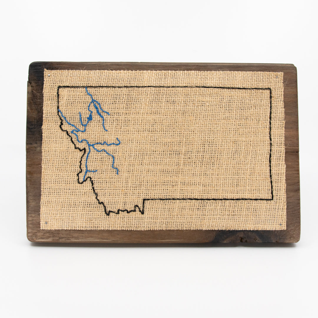 Clark Fork and its Tributaries Embroidery
