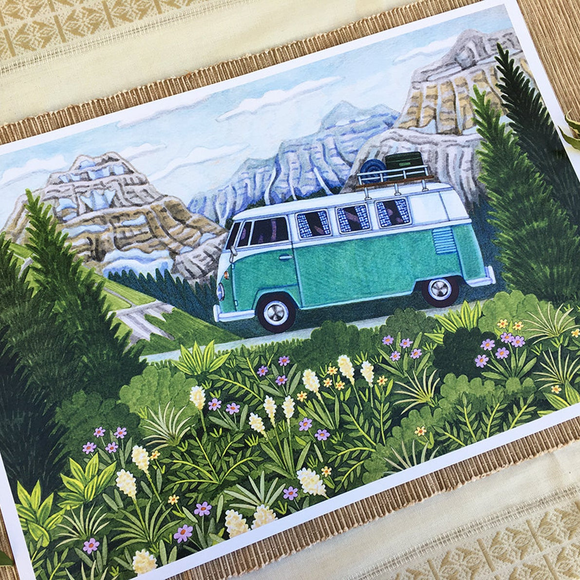 Going to the Sun Camper Print