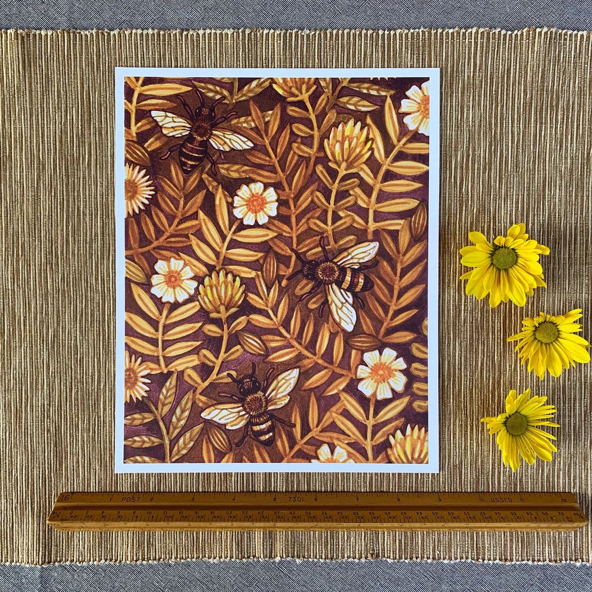 Honey Bees &amp; Flowers