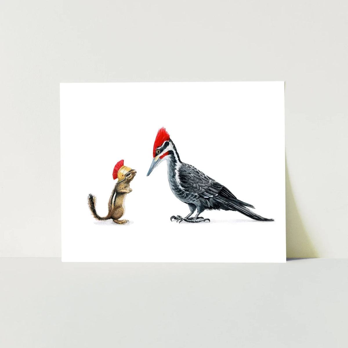 Pileated &amp; Chipmunk
