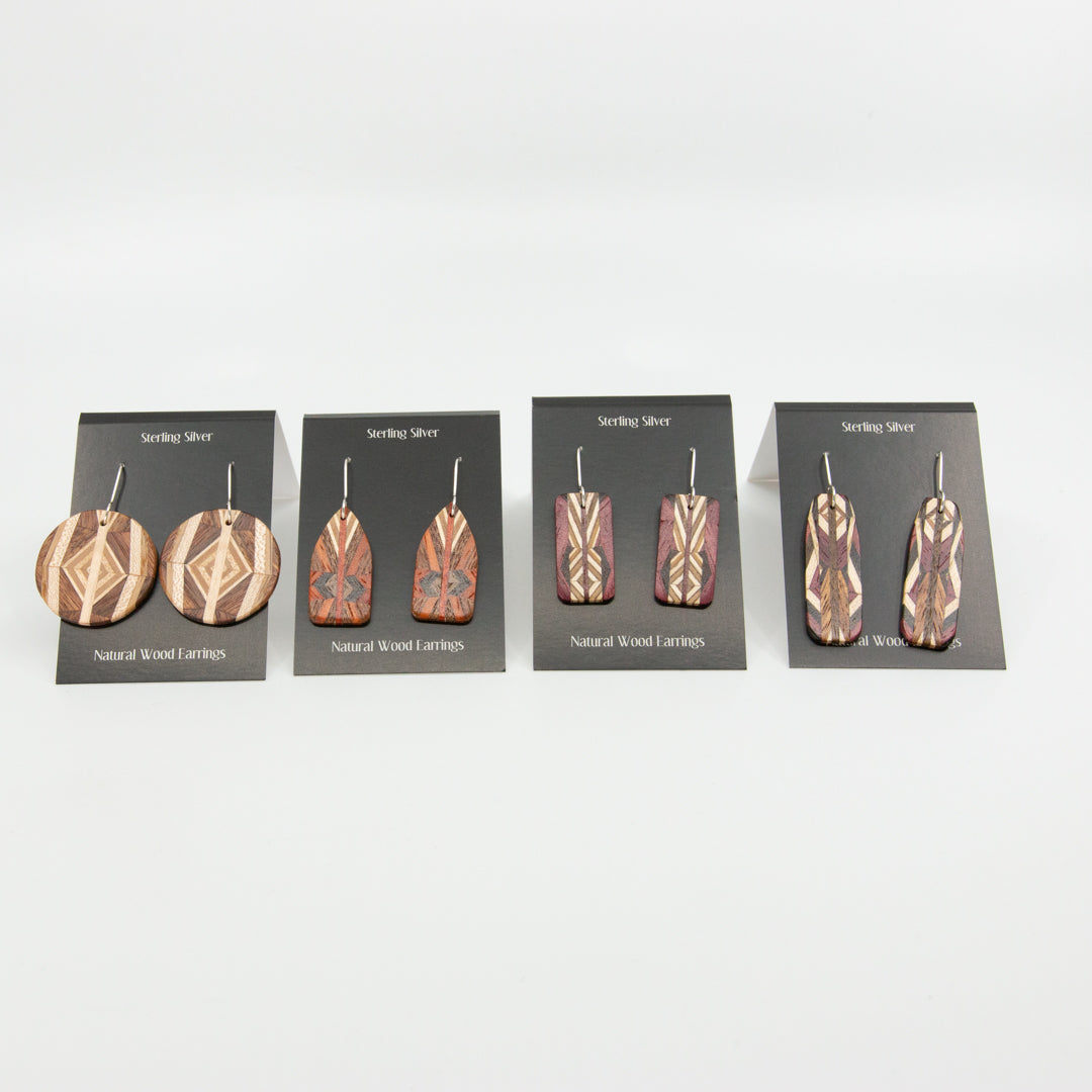 WOODEN S/M EARRINGS